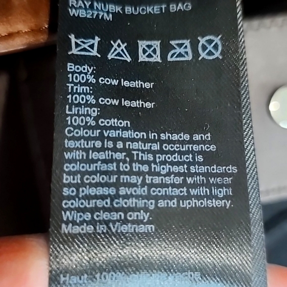 Allsaints Ray Nubuck Bucket Bag - Picture 12 of 13